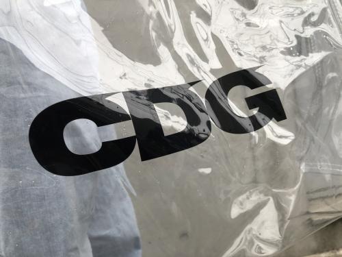 シーディージーのPVCクリアトートバッグ