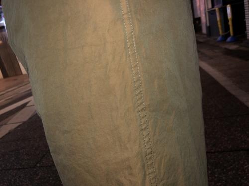 オーラリーのフィンクスシャンブレーワイドパンツ