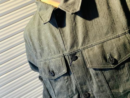 モノグラムデニムジャケットのメンズ