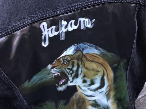 ダブレットのシルクデニムベスト