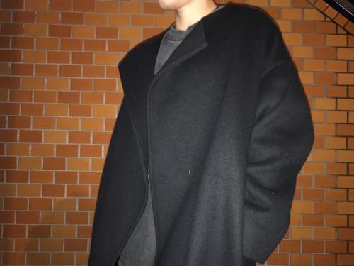 エーピーストゥディオのオーバーサイズラムコート