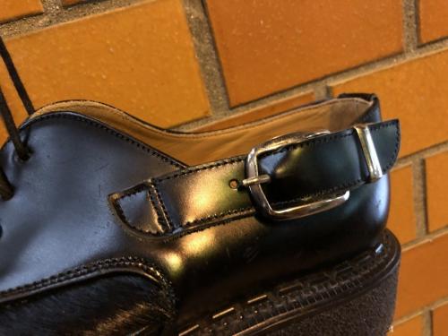 コム デ ギャルソン オム プリュス×ジョージコックスのハラコレザーシューズ