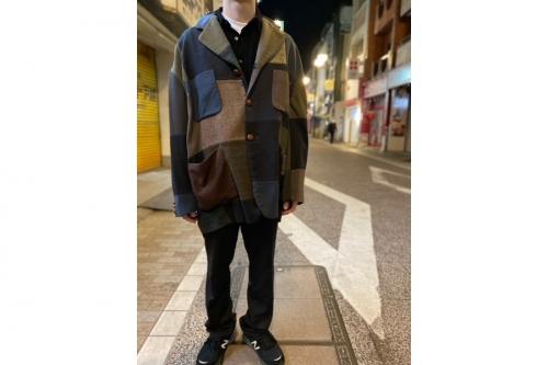 ドルチェ&ガッバーナのオールドパッチワーククレイジーパターン3Bジャケット