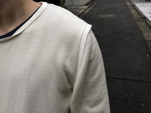 メゾン マルジェラ 10のジャージーコットンクルーネックニット