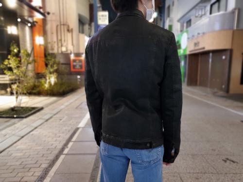 ダークシャドウの加工デニムジャケット