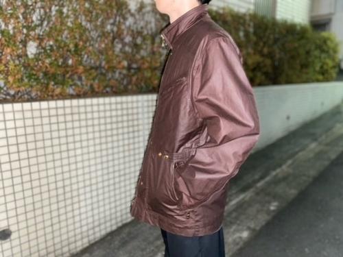 ルイ ヴィトン　のライナー付スタンドカラーオイルドジャケット