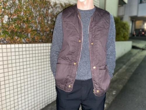 ライナー付スタンドカラーオイルドジャケットの古着買取