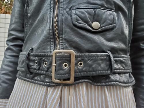 シープレザーダブルライダースジャケットのブランド買取