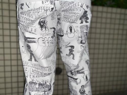 総柄ペイントパンツのブランド買取