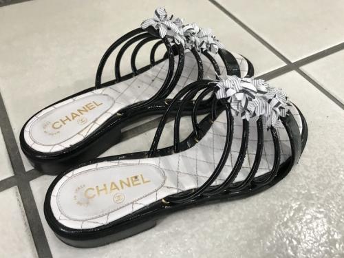 ココマークミュールストラップサンダルの戸越銀座