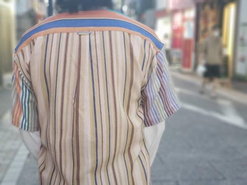 マルチパターンストラプシャツ