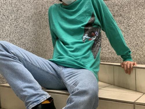 Tony Hawk L/S Teeのスケート
