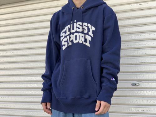 kuromaru【美品】STUSSY×Champion コラボ 防風仕様 kuromaru【美品】STUSSY×Champion コラボ 防風仕様 定番