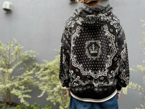 バンダナプリントコットンパーカーの古着買取