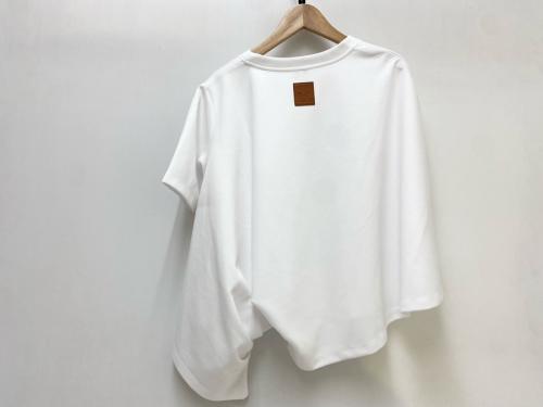 クロップドドレープトップスのレディース