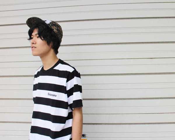 Supreme．．．Old English Striped Top．．．[2015.07.04発行]｜トレ