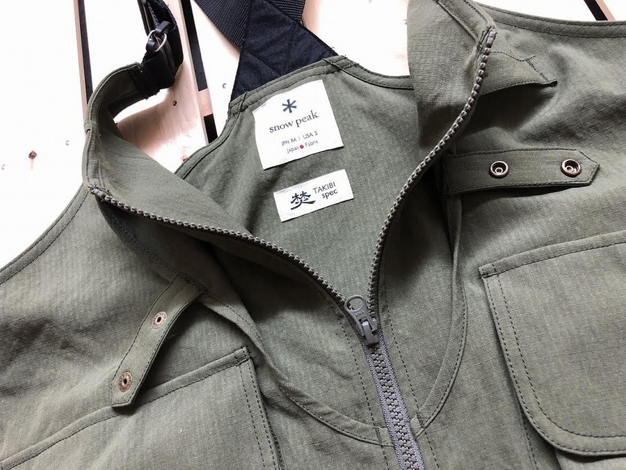 即完売品タキビベスト Snow Peakが入荷致しました。[2019.05.07発行]