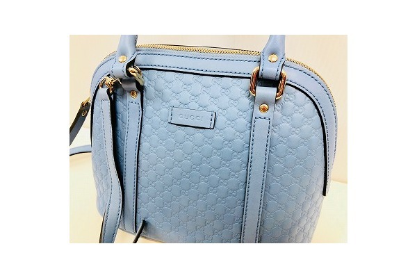 GUCCI - GUCCI マイクロGGバッグ 2WAY ドーム型 ブラックの通販