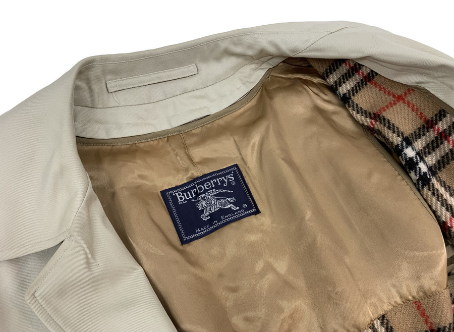 買取強化ブランド】BURBERRY/バーバリー ライナー付ステンカラーコート 