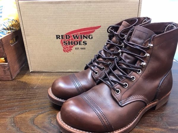 人気アイテム【RED WING／レッドウィング】よりIRON RANGERが買取入荷