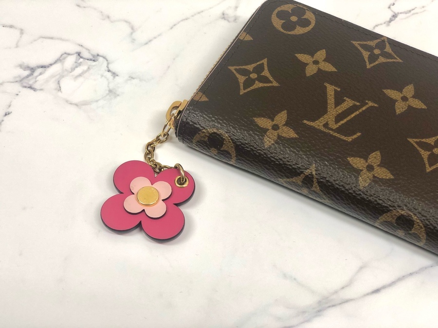 【お取置き購入不可】ルイヴィトン ポルトフォイユ クレマンス フーシャ フラワー LOUIS VUITTON ルイ・ヴィトン ポルトフォイユ・クレマンス