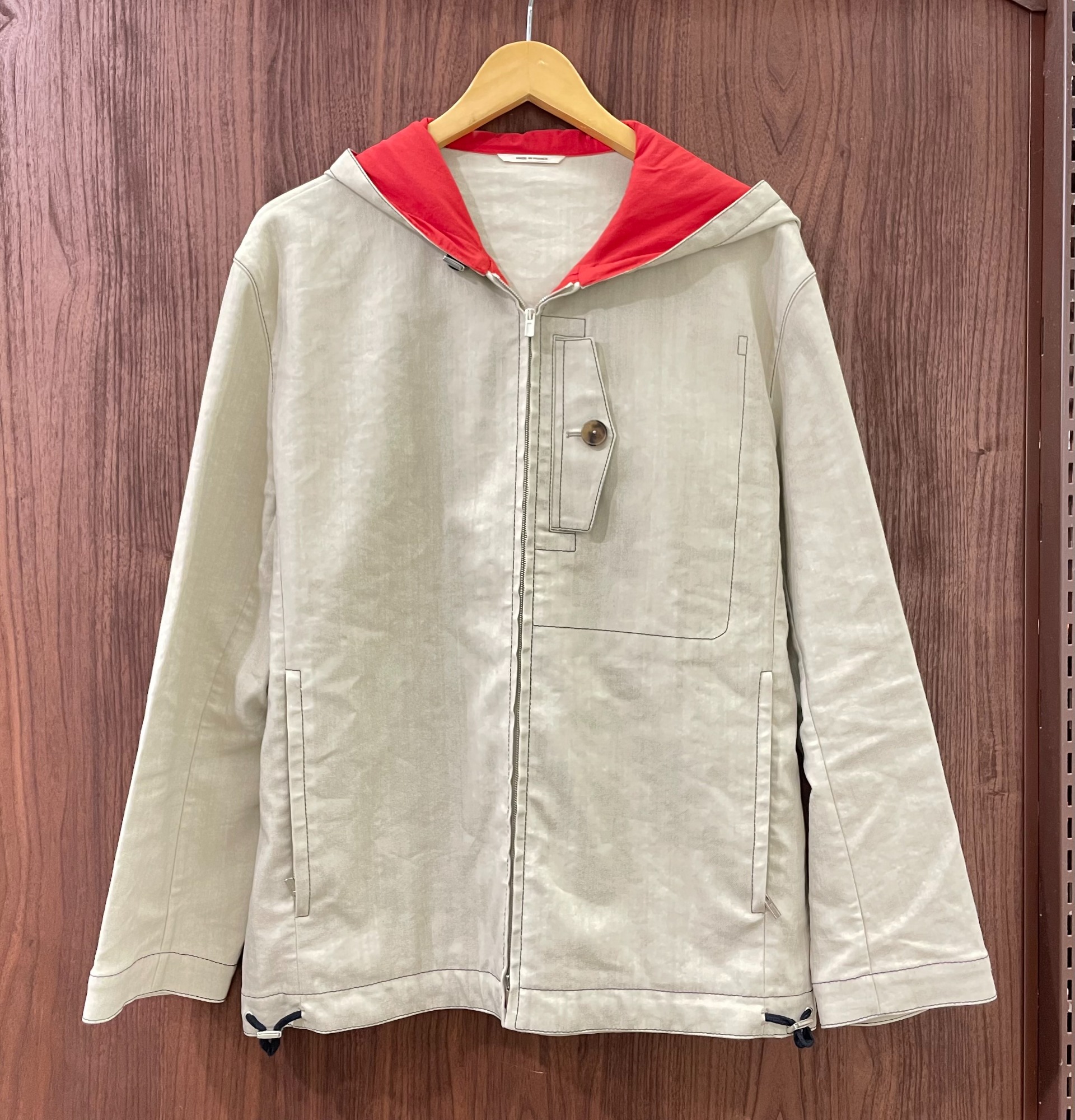 HERMESエルメス】リネン混Wジップパーカージャケットお買取り入荷致し