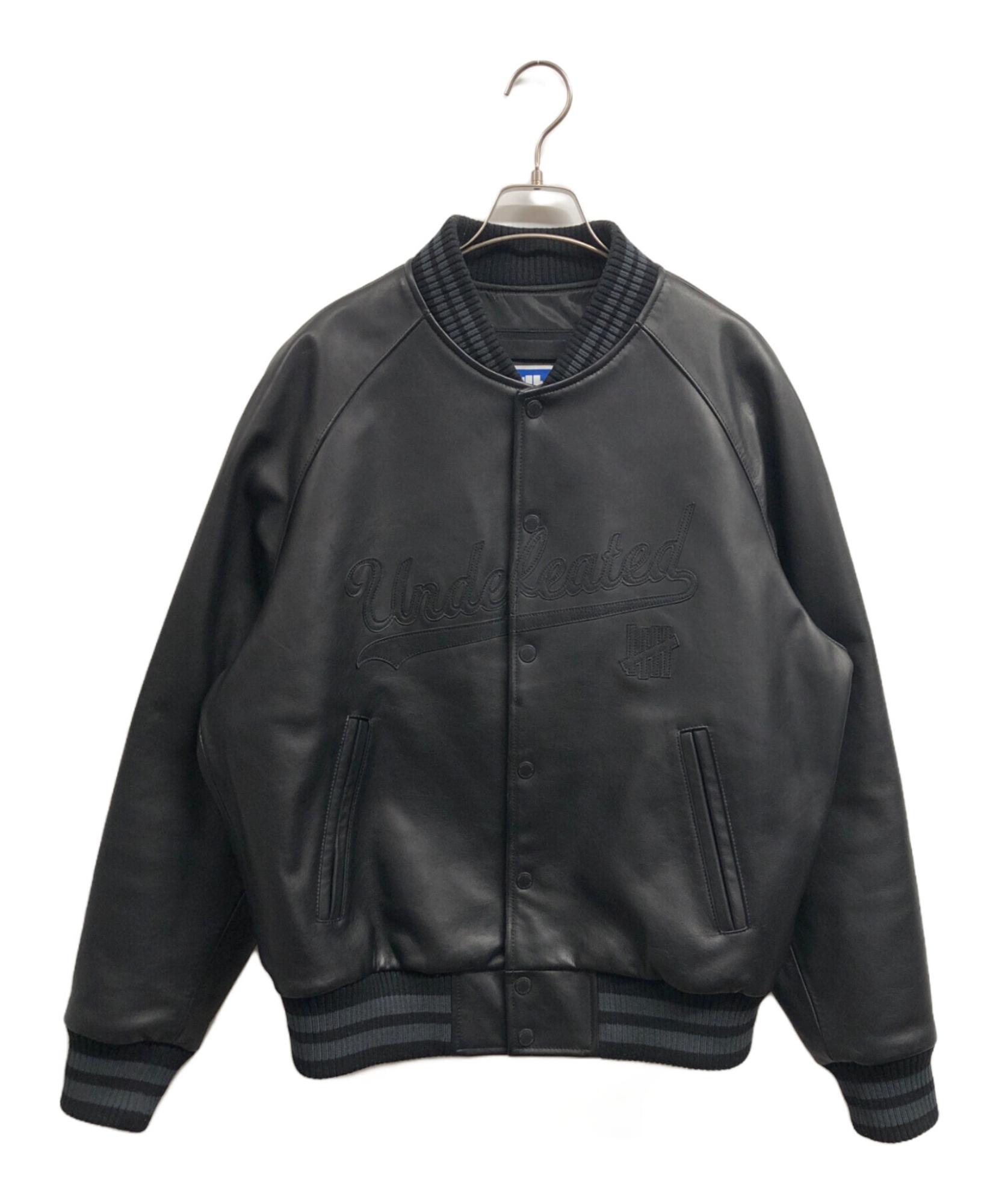 UNDEFEATED / アンディフィーテッド】LEATHER VARSITY JACKET 