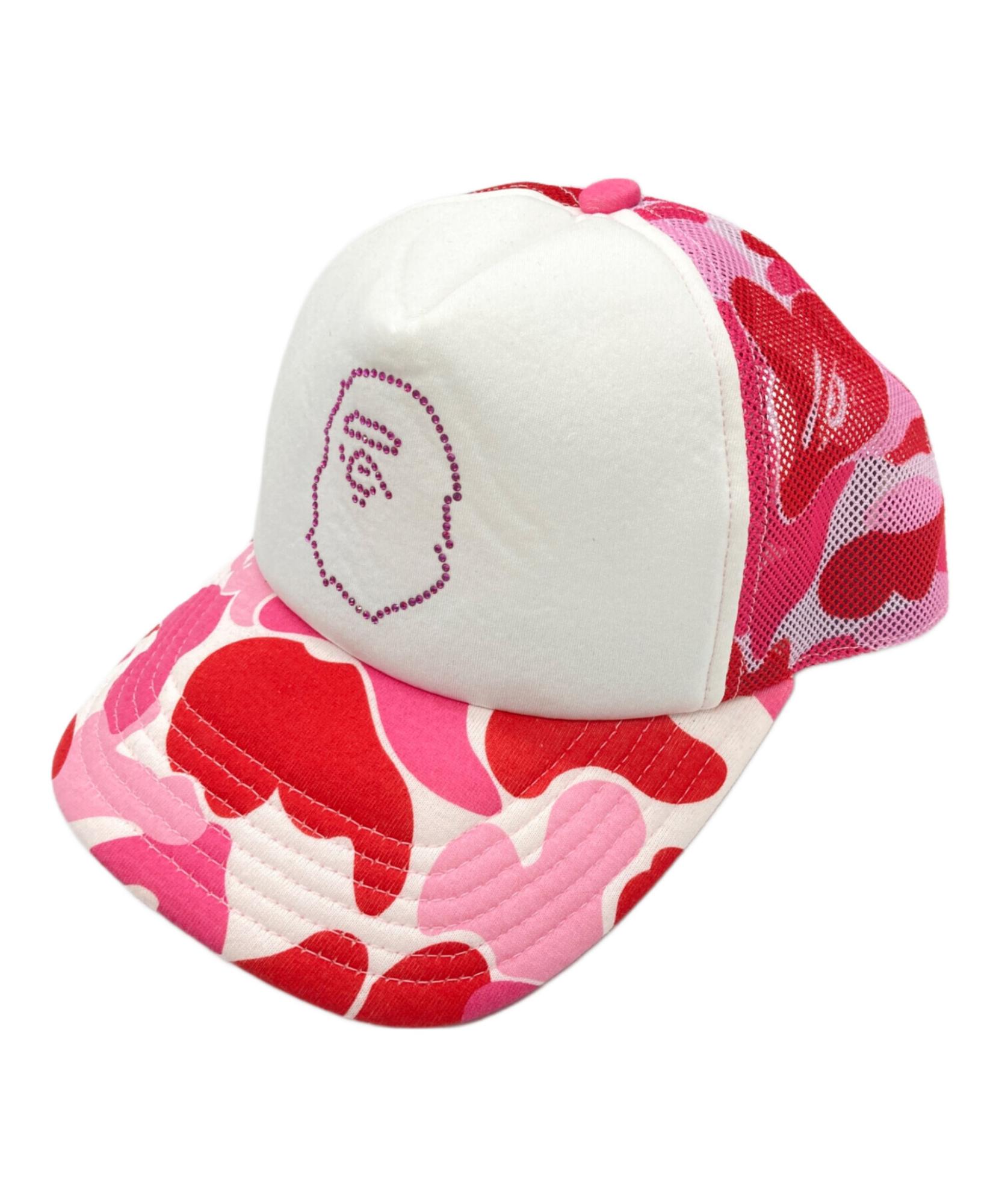 A BATHING APE メッシュキャップ クリスタルストーン 【公式通販】