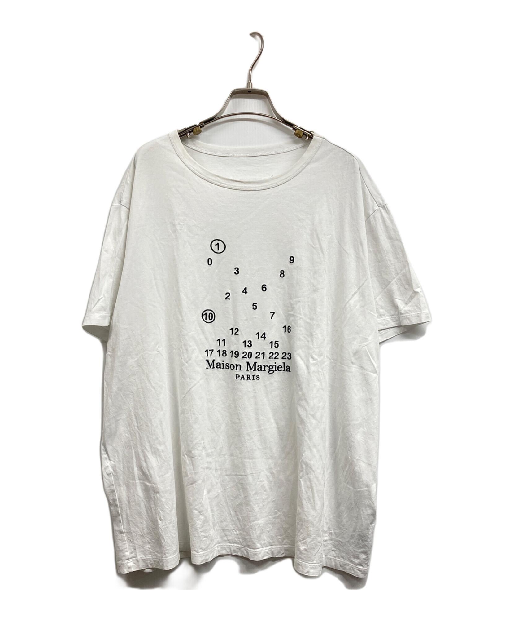 Maison Margiela / メゾンマルジェラ】23SSナンバーロゴ刺繍半袖T