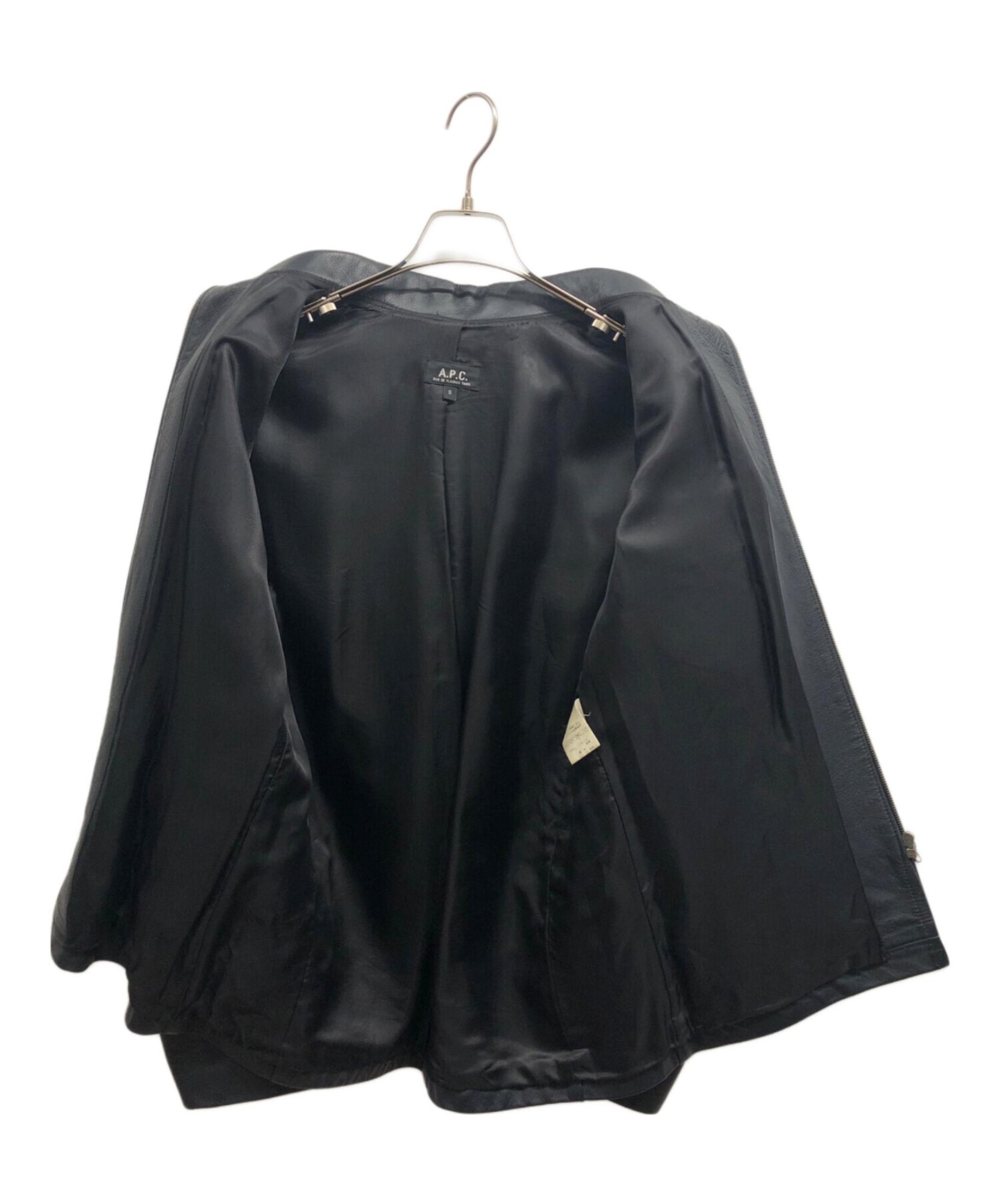 A.P.C. / アーペーセー】フランス製シングルライダースジャケット | 時 A.P.C. / アーペーセー】フランス製シングルライダースジャケット | 時