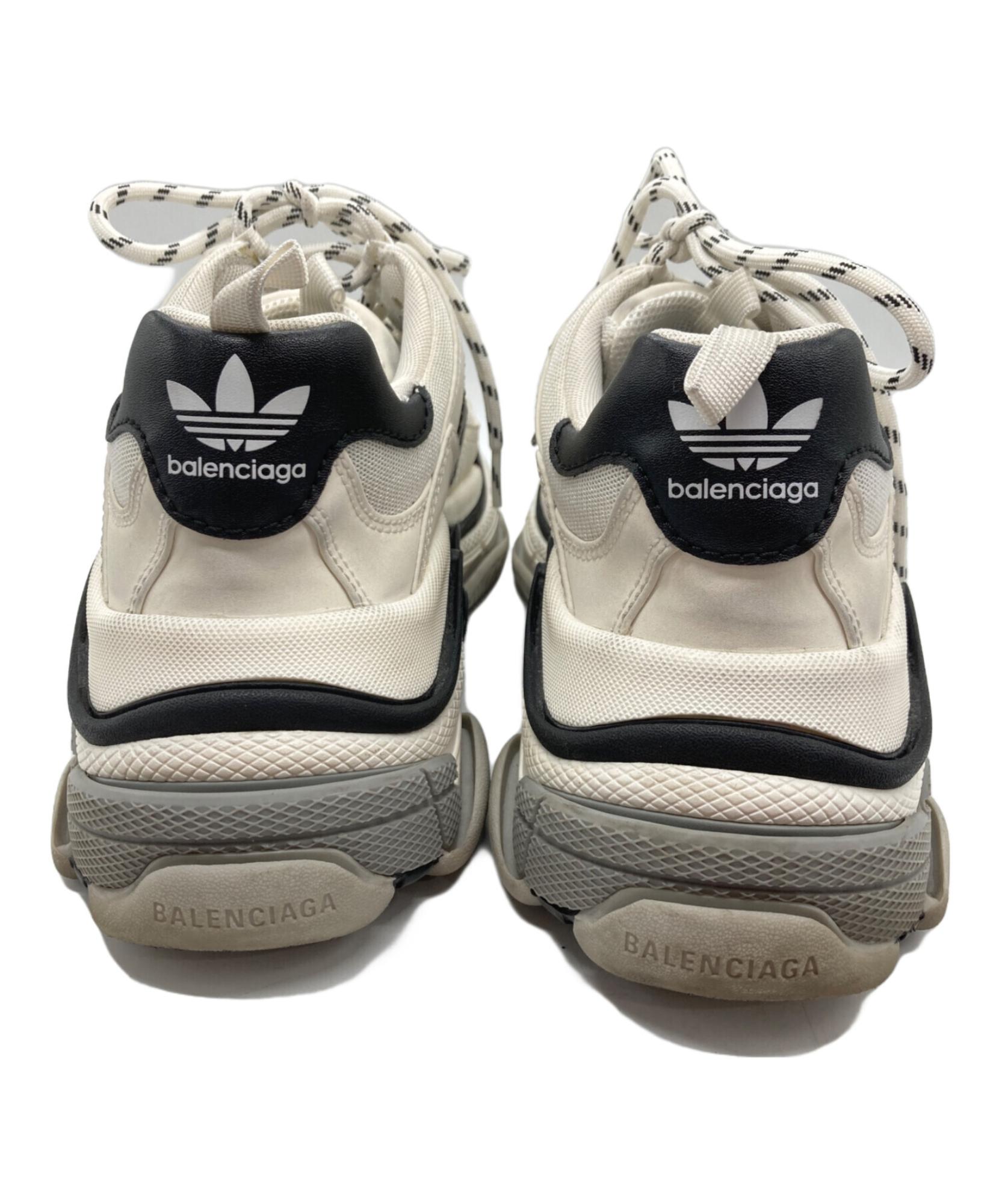 アディダスxバレンシアガ☆コラボスニーカーtriple S☆26.5箱•袋付新品 BALENCIAGA × adidas / バレンシアガ×アディダス】 Triple S Sneaker