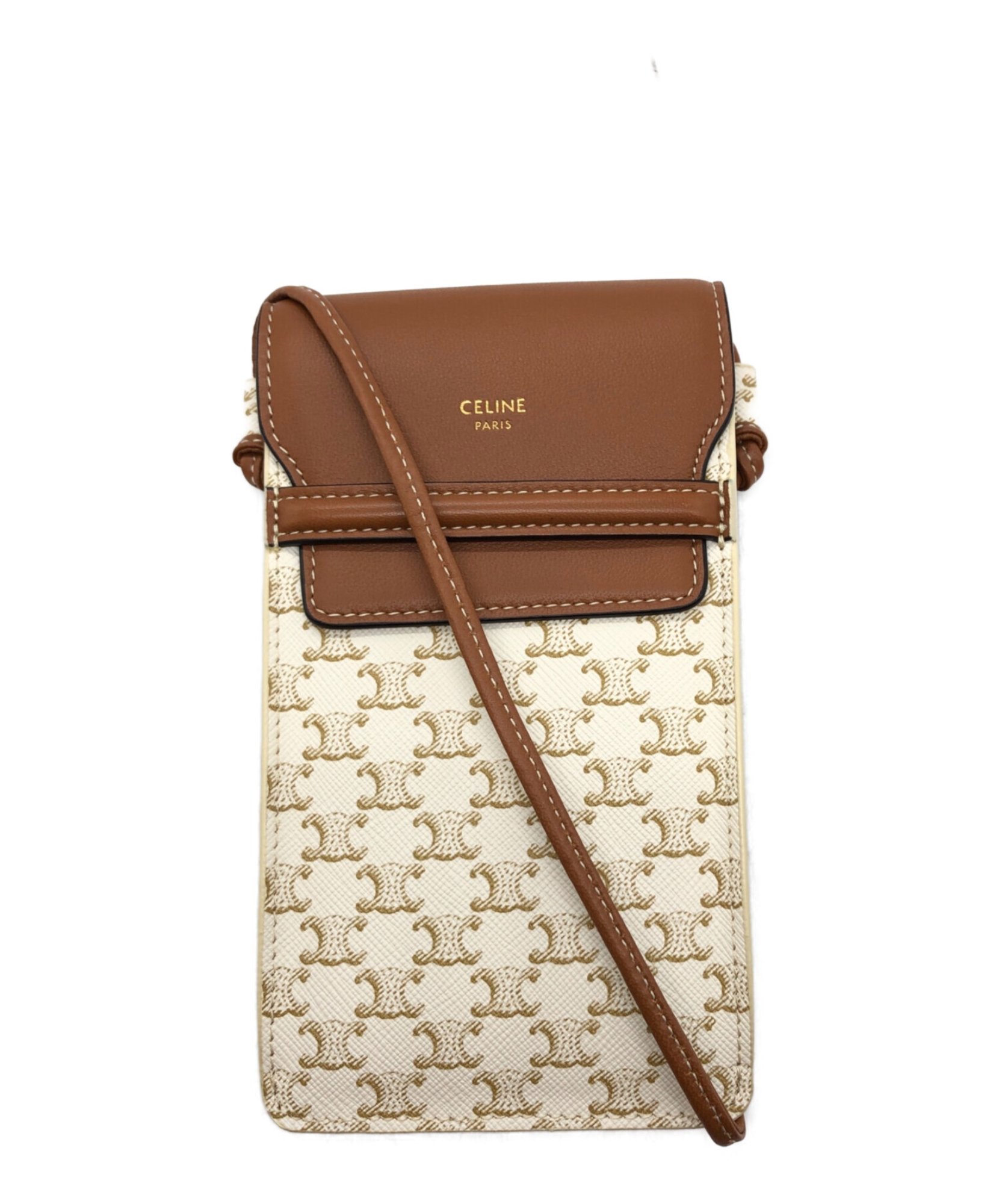 CELINE / セリーヌ】トリオンフ フォンポーチ|日常にクラス感を添える