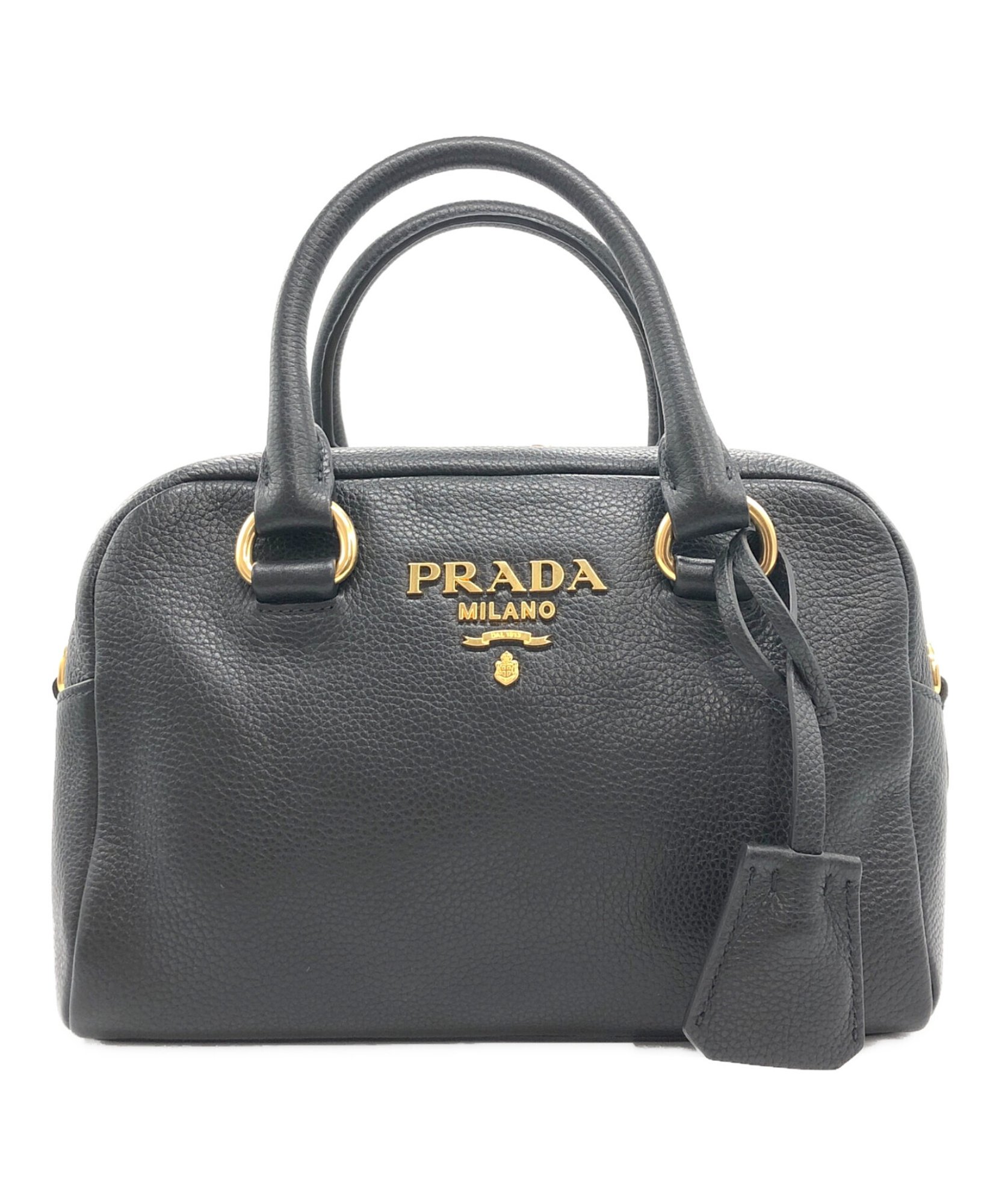 PRADA / プラダ】日常に溶け込む漆黒のレザー2WAYショルダーバッグが
