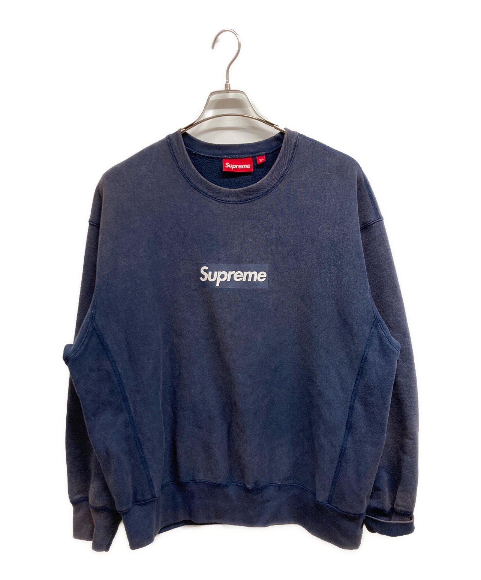 メンズ Supreme シュプリーム ボックスロゴ クルーネック スウェット