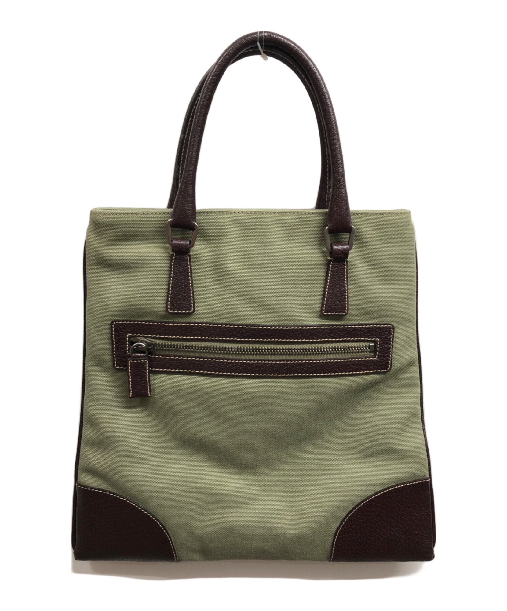 PRADA / プラダ】三角プレートキャンバストートバッグ|日常に品格を