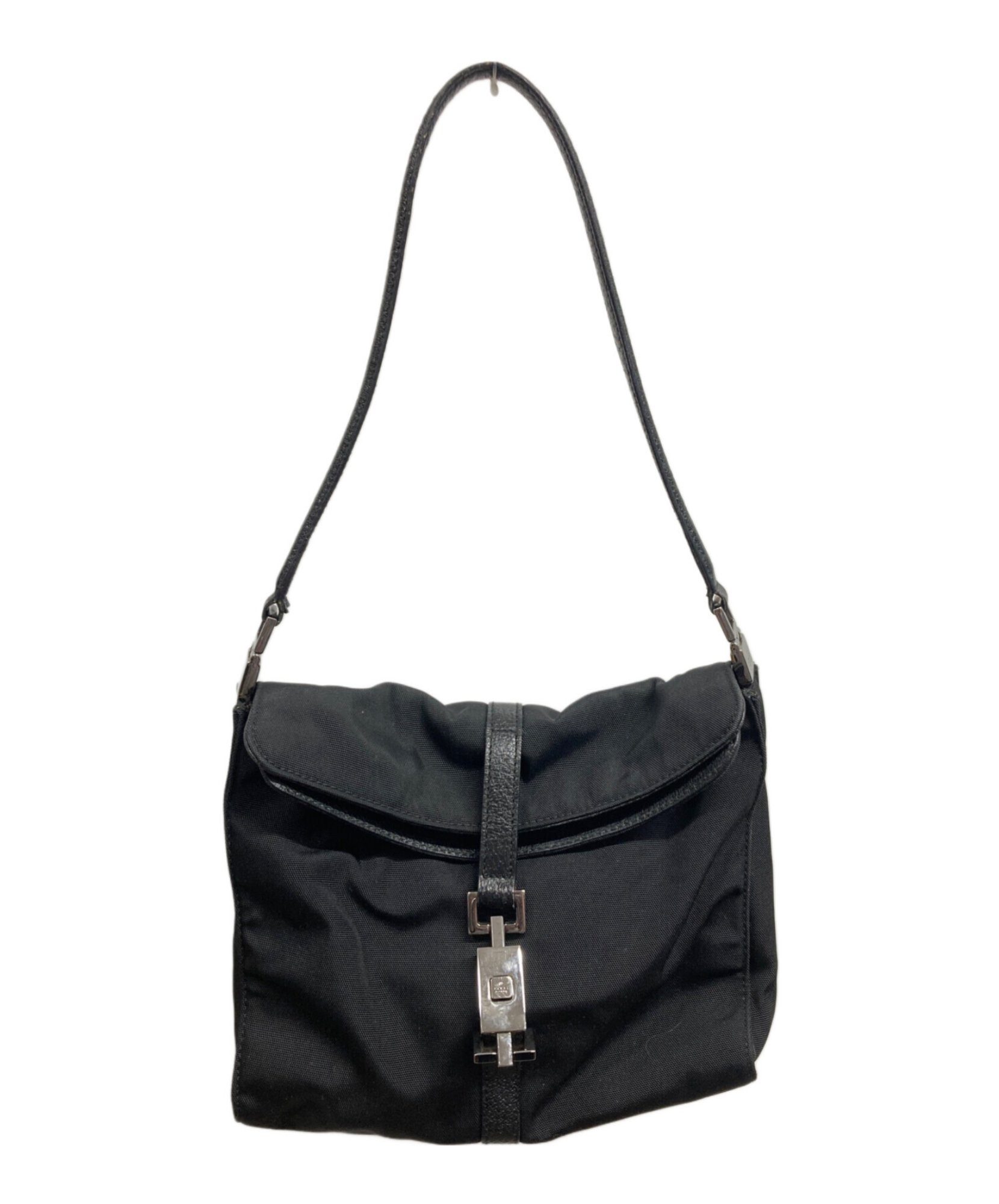 GUCCI グッチ エナメル　ワンショルダー　ブラック　189833 GUCCI / グッチ】ワンショルダーバッグ | 日常に品格を添える