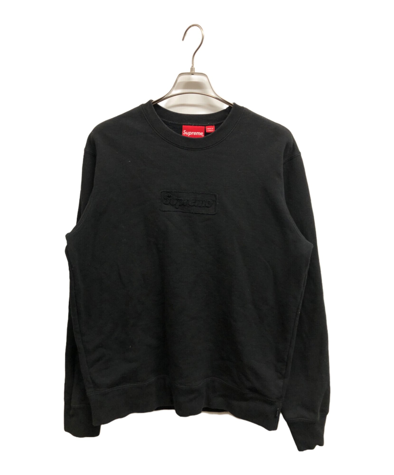 シュプリーム スウェット SUPREME / シュプリーム】カットアウト ロゴ クルーネック スウェット