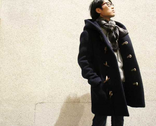 メンズのダッフルコート