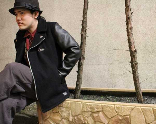 メンズのライダースジャケット