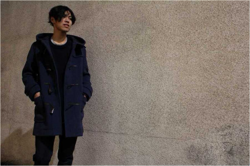 ダッフルコートの川口古着