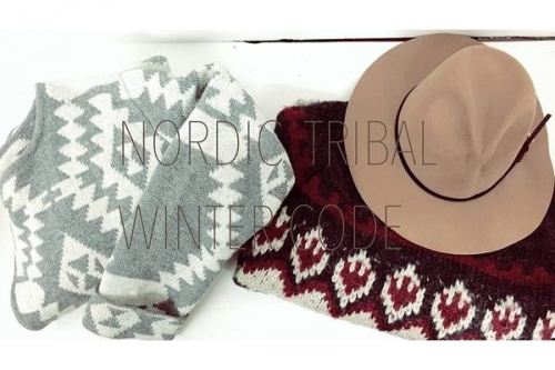 ニットのコーディネート