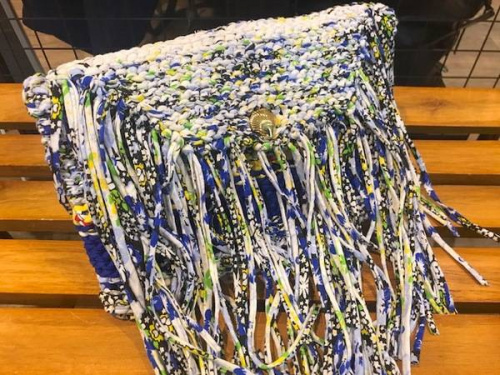 ハンドメイドのバッグ