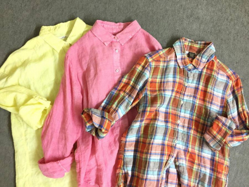 ｼﾞｬｰﾅﾙｽﾀﾝﾀﾞｰﾄﾞのﾘﾈﾝｼｬﾂ　中古