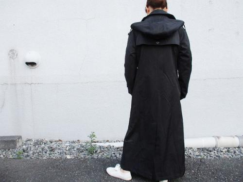 カルバンクラインのフーデットロングコート