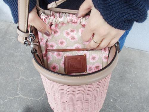 カゴバッグのレディース