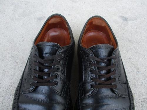 ロングウィングチップシューズのメンズ
