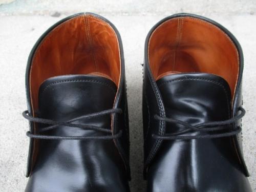 コードバンチャッカブーツのメンズ