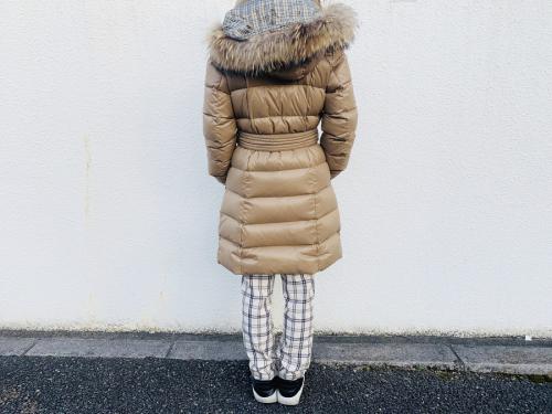 バーバリーブルーレーベルのダウンコート