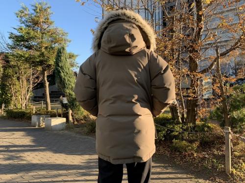 ウールリッチのダウンジャケット