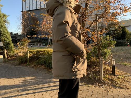 ダウンジャケットのメンズ